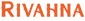 Rivahna orange logo representing natural spa-grade skincare and handmade Canadian self-care products